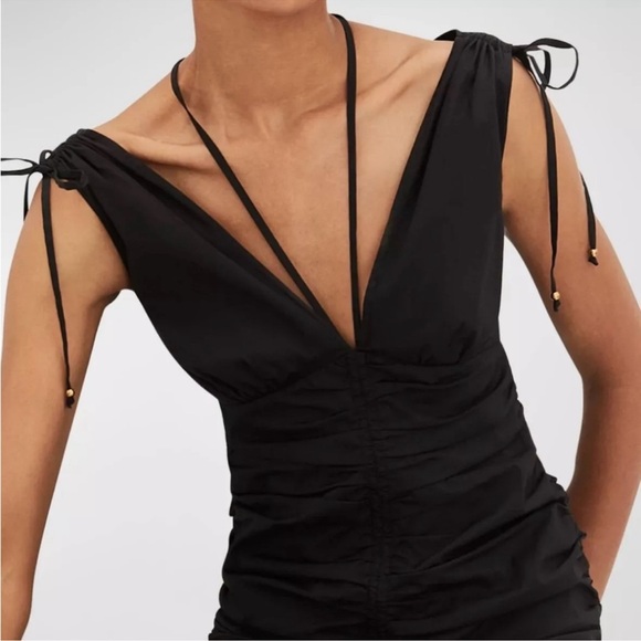 NWT Veronica Beard Perrin Dress Black Size 8 - Picture 4 of 14